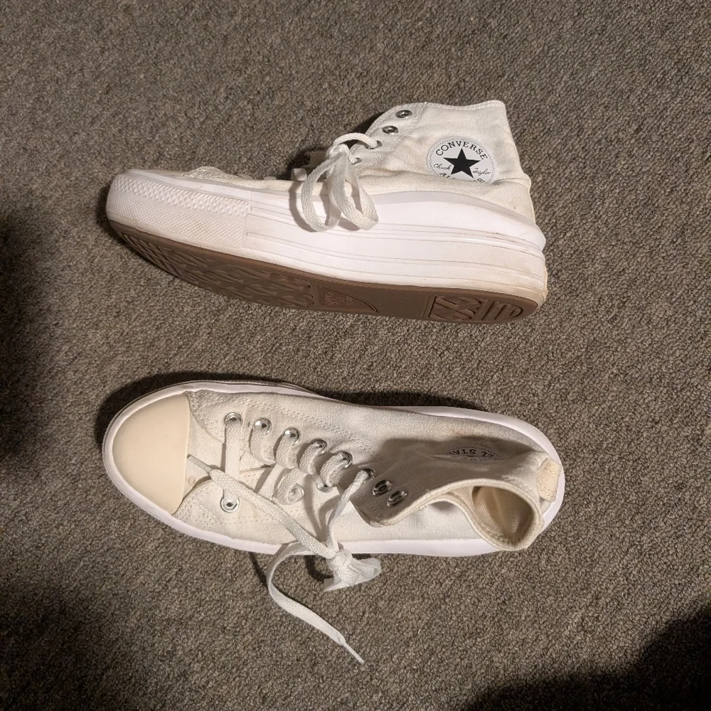 Converse Chuck Taylor All Star Move High-Top Platform Lift Sneaker White Size 9 - Picture 4 of 4